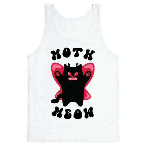 Moth Meow Tank Top