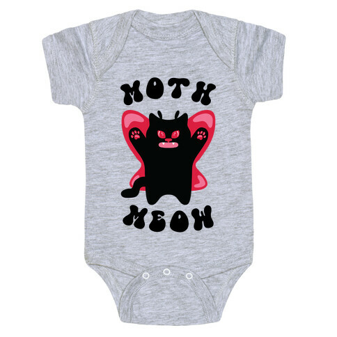 Moth Meow Baby One-Piece