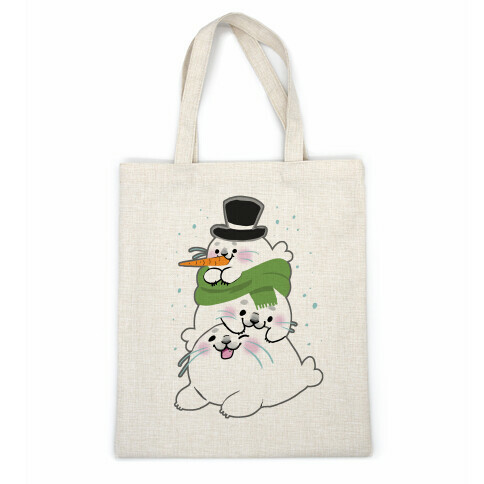 Seal Stack Snowman Casual Tote