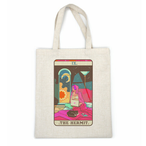 Hermit Tarot Card Casual Tote