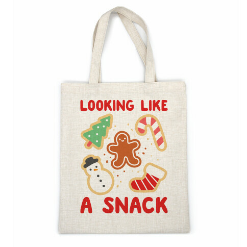 Looking Like A Snack Christmas Cookies Casual Tote