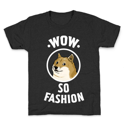 Doge: Wow! So Fashion! Kids T-Shirt