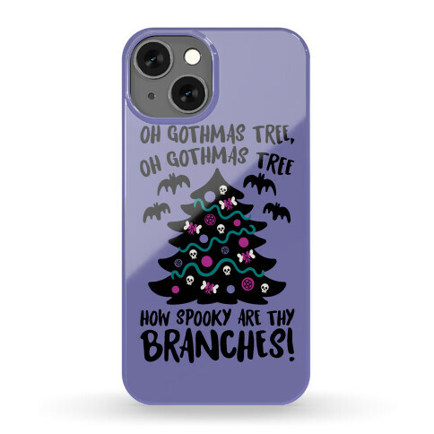 Oh Gothmas Tree Oh Gothmas Tree Parody Phone Case
