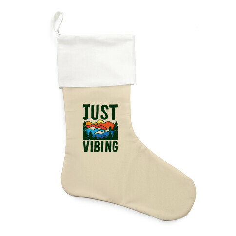 Just Vibing Mountains Stocking