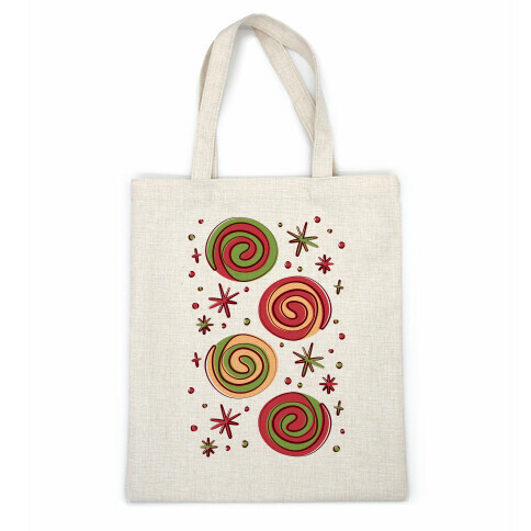 Christmas Pinwheel Cookies Casual Tote