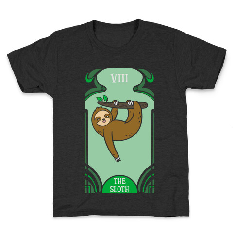 The Sloth Tarot Card (no outline) Kids T-Shirt