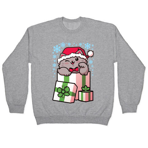 Cute Christmas Cat Pullover