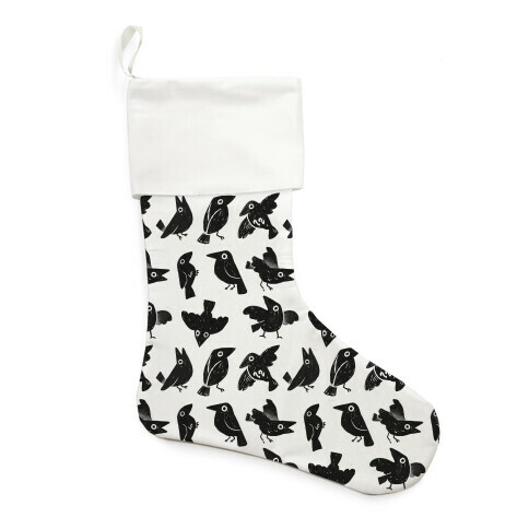 Cute Crow Pattern Stocking