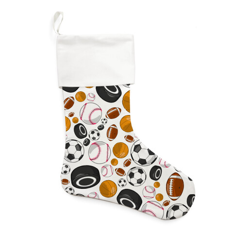 Sports Balls Pattern Stocking