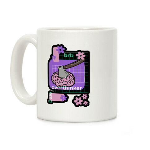 Overthinker Brain Coffee Mug