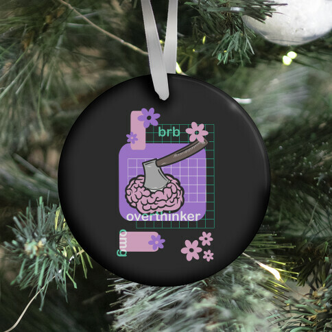 Overthinker Brain Ornament