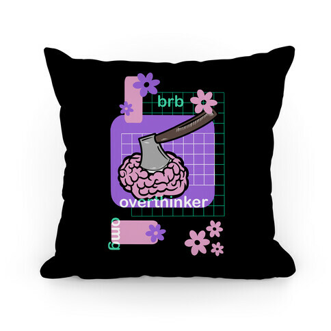 Overthinker Brain Pillow