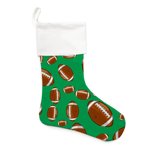 Footballs Pattern Stocking