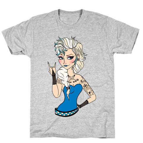 Punk Rock Ice Queen Parody T-Shirt