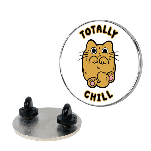 Totally Chill Cat Pin