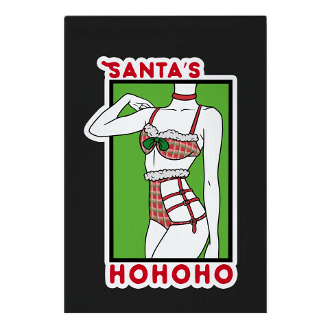 Santa's HoHoHo Garden Flag