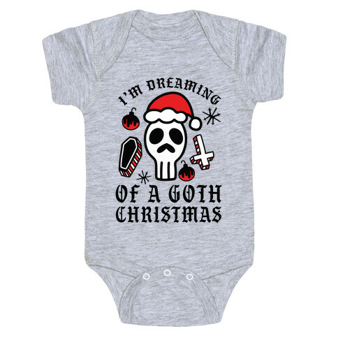 I'm Dreaming of a Goth Christmas Baby One-Piece