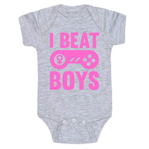 I Beat Boys Baby One-Piece