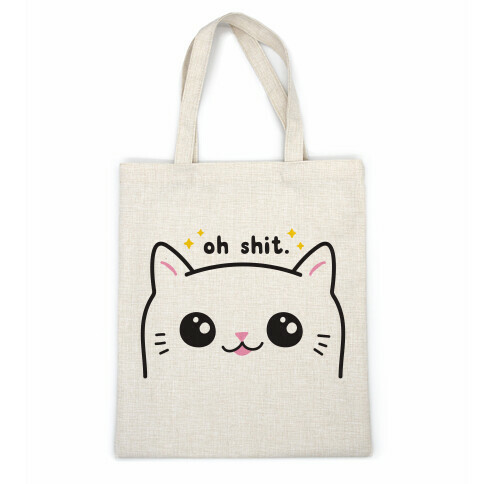 Cuss Cat Oh Shit Casual Tote
