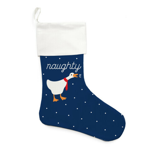 Naughty Goose Stocking