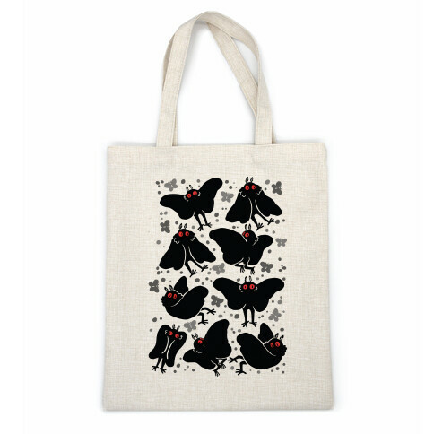 Cute Mothman Pattern Casual Tote