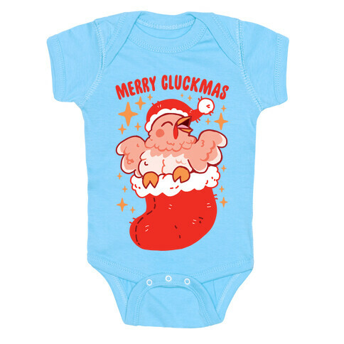 Merry Cluckmas Baby One-Piece