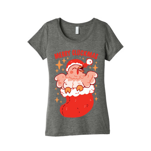 Merry Cluckmas Womens T-Shirt