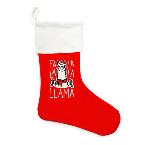 Falalala Llama Stocking