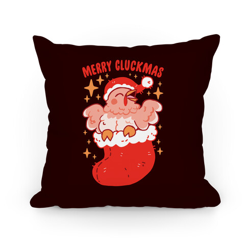 Merry Cluckmas Pillow