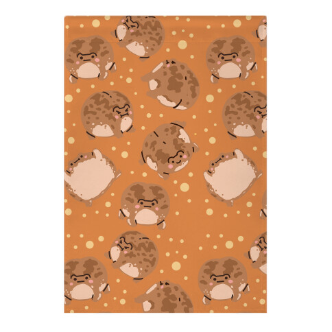 Desert Rain Frog Pattern Garden Flag