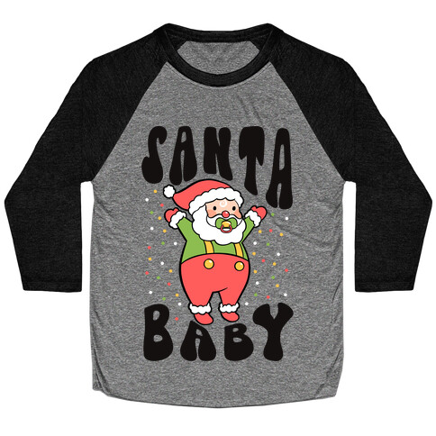 Santa Baby Baseball Tee