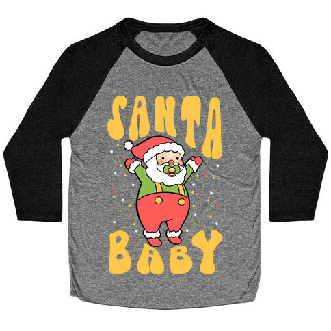 Santa Baby Baseball Tee