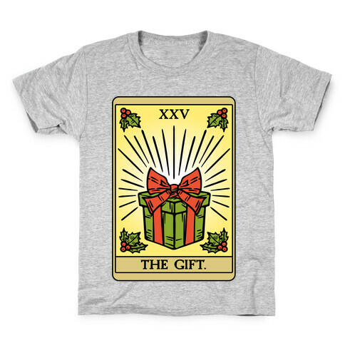 The Gift Tarot Card Holiday Gift Tags Kids T-Shirt