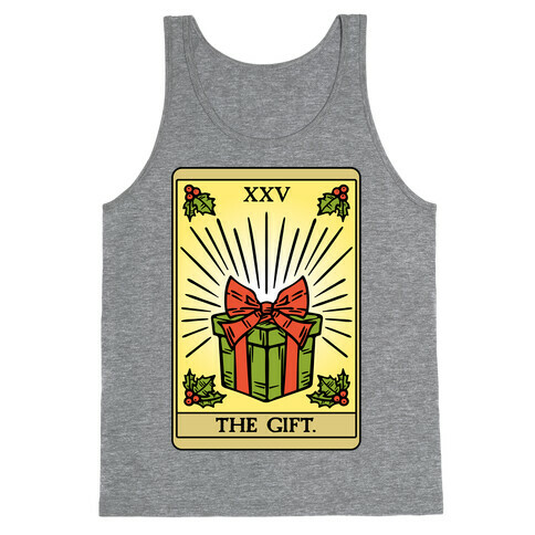 The Gift Tarot Card Holiday Gift Tags Tank Top