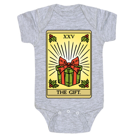 The Gift Tarot Card Holiday Gift Tags Baby One-Piece