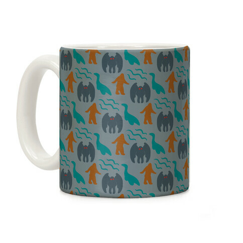 Cryptid Face Mask Coffee Mug