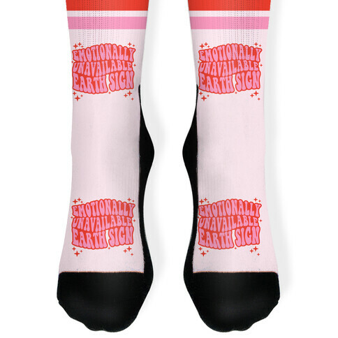 Emotionally Unavailable Earth Sign Sock