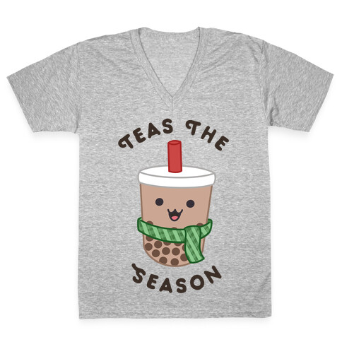 Teas the Season V-Neck Tee Shirt