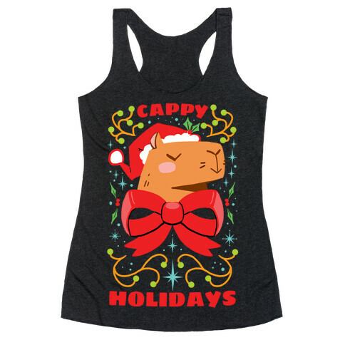  Cappy Holidays Racerback Tank Top