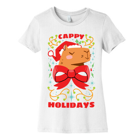  Cappy Holidays Womens T-Shirt