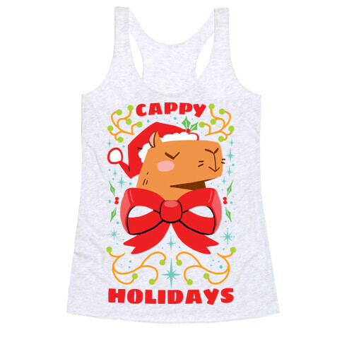  Cappy Holidays Racerback Tank Top