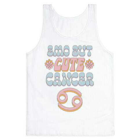 Emo But Cute Cancer Tank Top