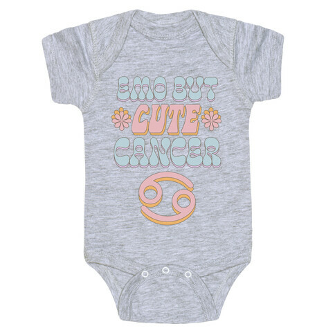 Emo But Cute Cancer Baby One-Piece