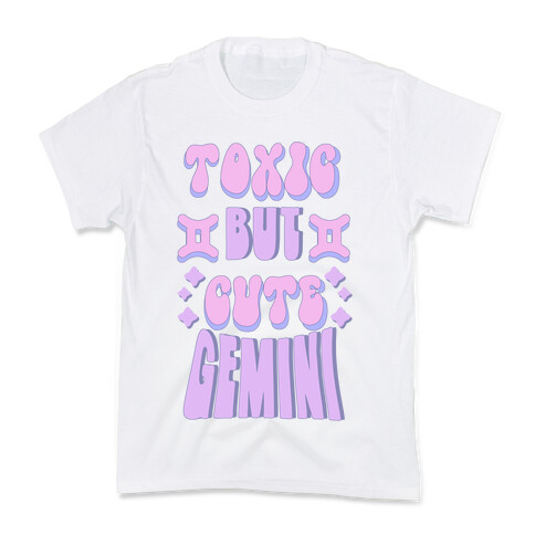 Toxic But Cute Gemini  Kids T-Shirt