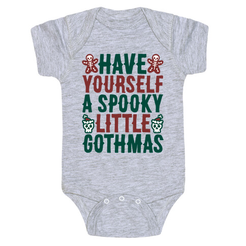 Have Yourself A Spooky Little Gothmas Parody Baby One-Piece
