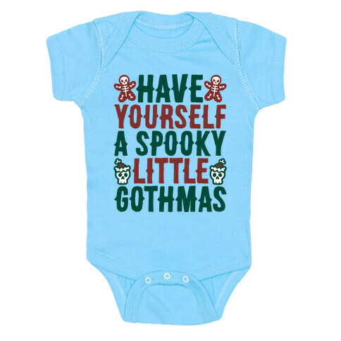 Have Yourself A Spooky Little Gothmas Parody Baby One-Piece