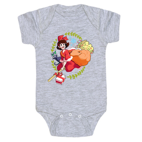 Kiki's Christmas Gift Delivery Baby One-Piece