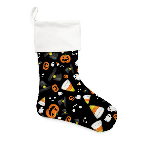 Spoopy Halloween Pattern Stocking