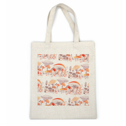 Mushroom Garden Pattern Casual Tote