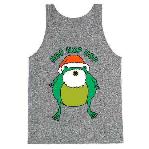 Hop Hop Hop Santa Frog Tank Top